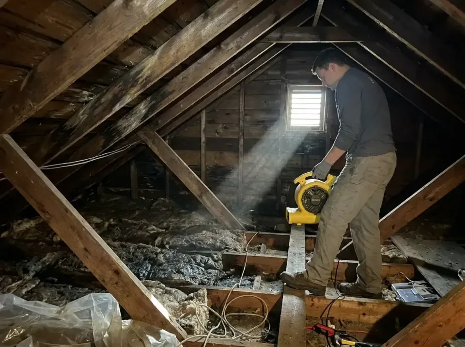 attic-water-damage-drying-proc-007 — frequently asked questions, Emergency Water Extraction & 24/7 Flood Response in Hoxie,…